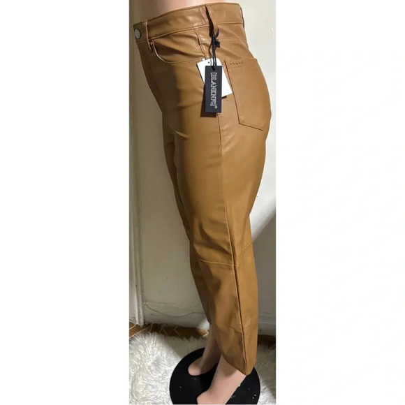 NWT BLANKNYC Women’s Baxter Leather Nude Pants - Picture 3 of 15